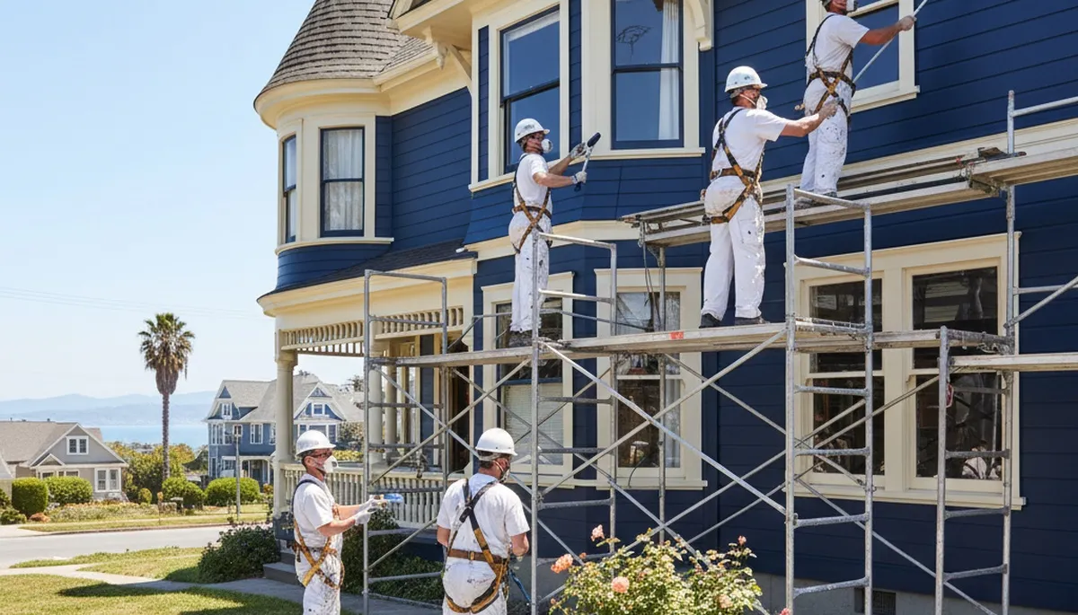 Painting contractor in Oakland, CA providing professional house painting services
