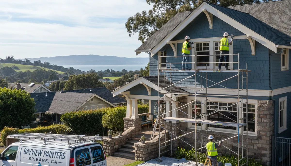 Oakland, CA house painting service by professional painters for residential exterior and interior projects