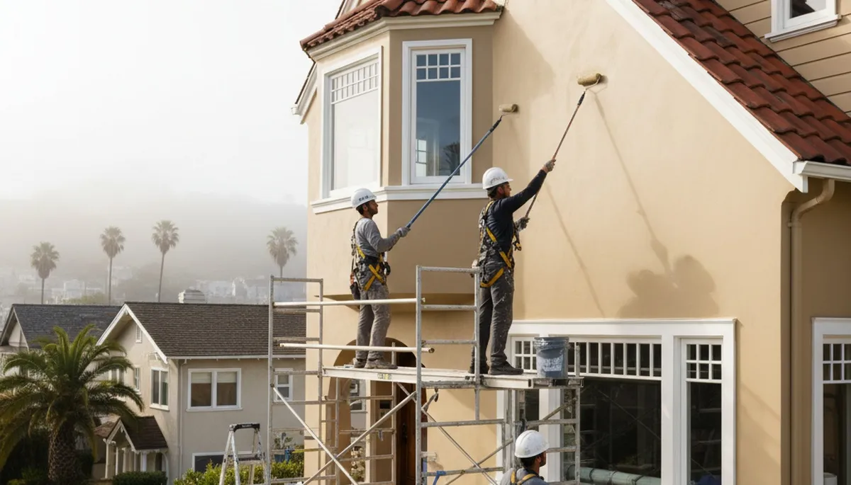Professional house painting services in Oakland, CA for residential exteriors and interiors