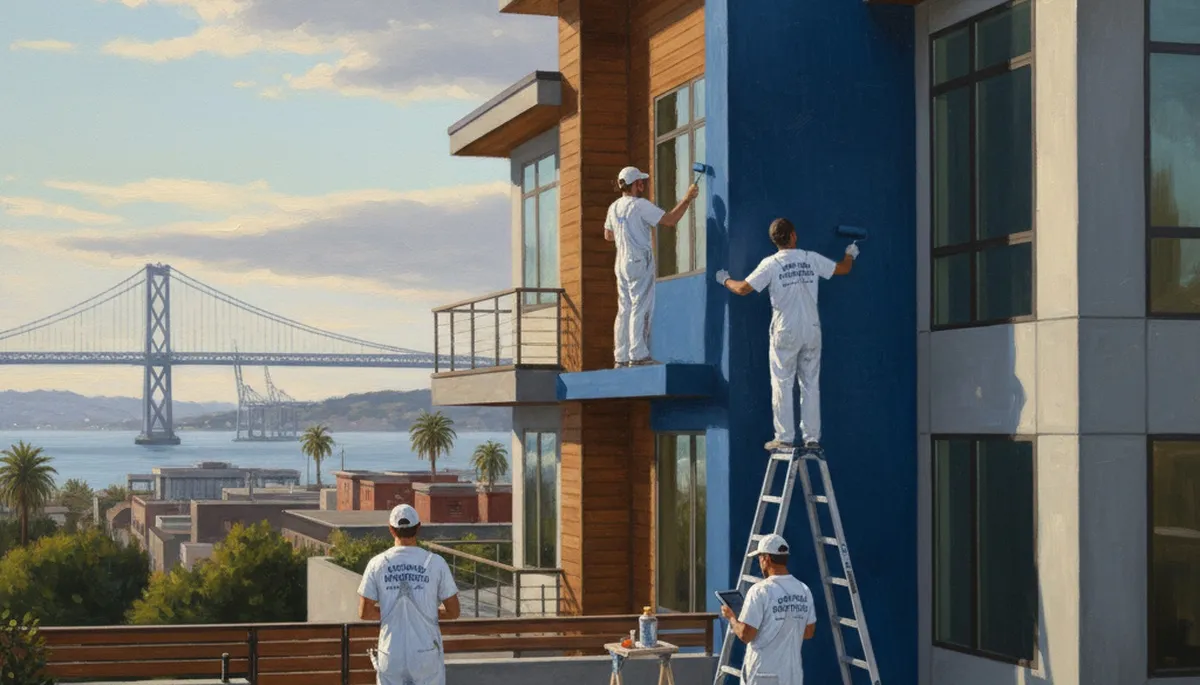 Painting contractor in Oakland, CA providing professional house painting services